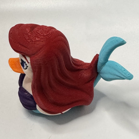 Princess Mermaid Duck - side view