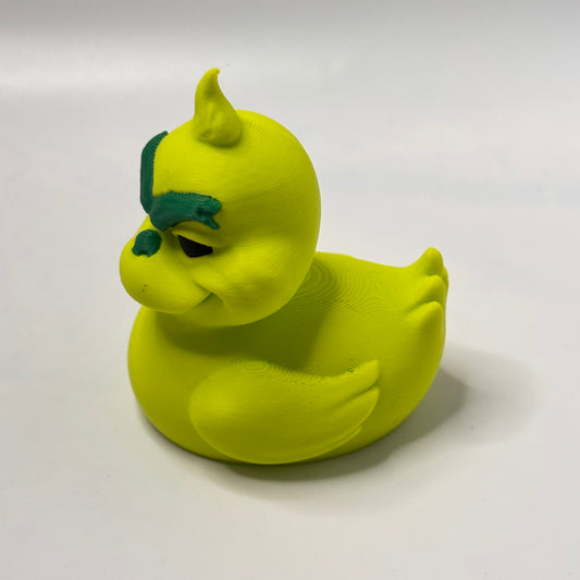 Green Furry Monster Duck