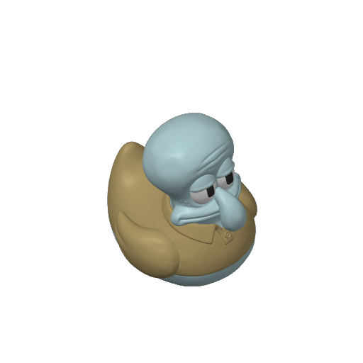 Grumpy Tentacled Neighbor Dash Duck (3D render, made to order)