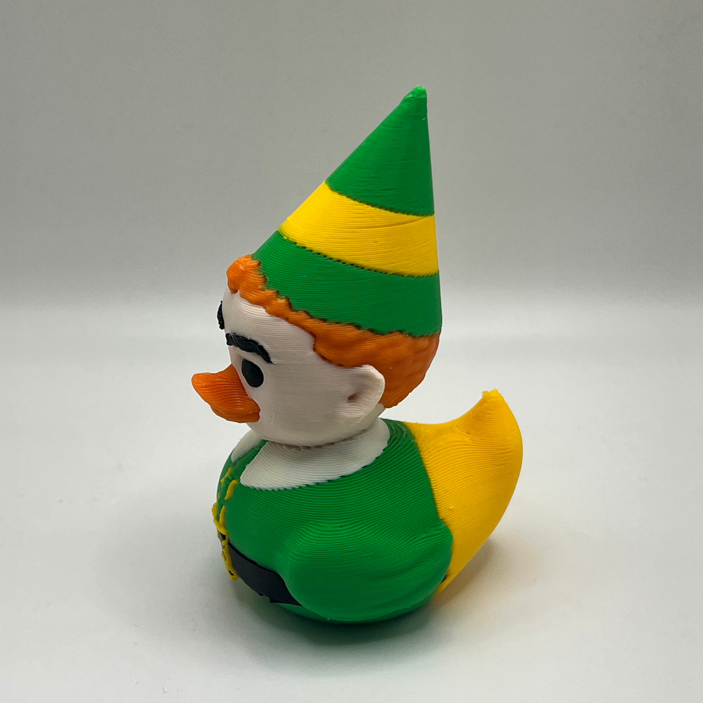 North Pole Christmas Elf Duck