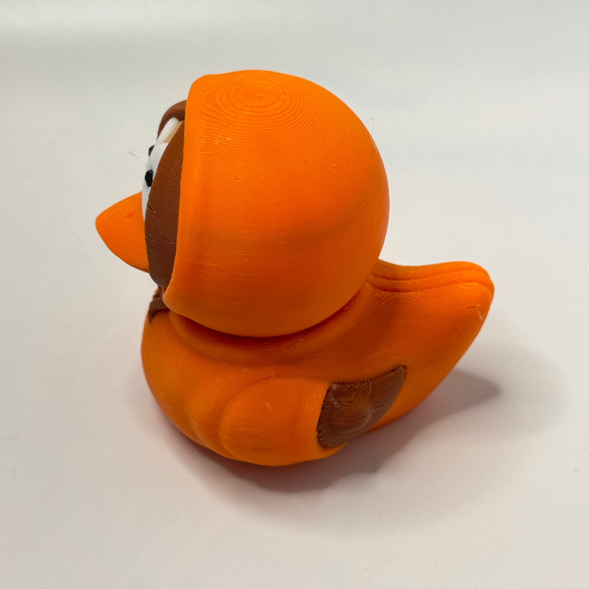 Hooded Mystery Dash Duck - side view