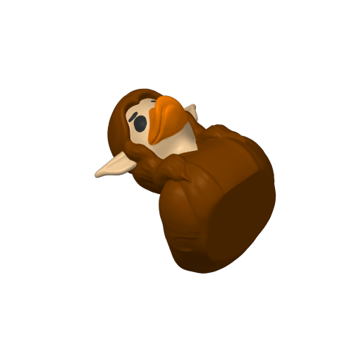 Magical Pointy Ear Being Dash Duck (3D render, made to order)