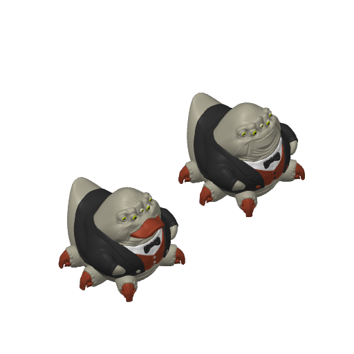 Crab Legged Monster Boss Dash Duck (3D render, made to order)