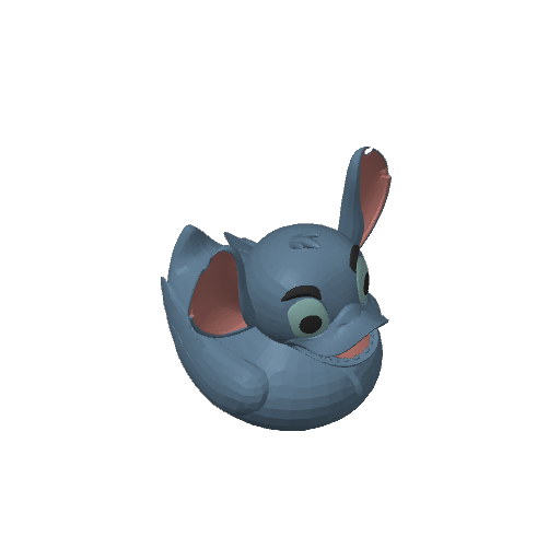 Blue Experiment Alien Dash Duck (Version 3) (3D render, made to order)