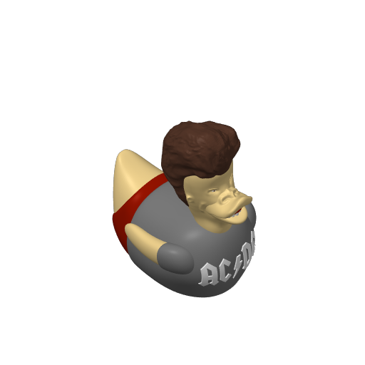 Nasal Headbanger Partner Dash Duck (3D render, made to order)