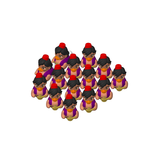 Desert Wish Seeker Dash Duck (3D render, made to order)