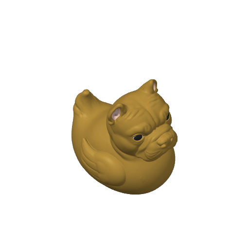 Muscular Loyal Companion Dash Duck (3D render, made to order)