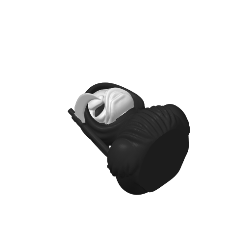 Scythe Carrying Reaper Dash Duck (3D render, made to order)