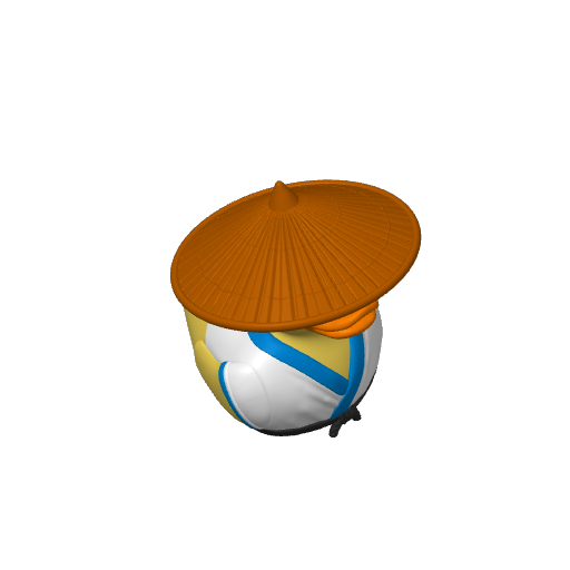 Lightning God Fighter Dash Duck (3D render, made to order)