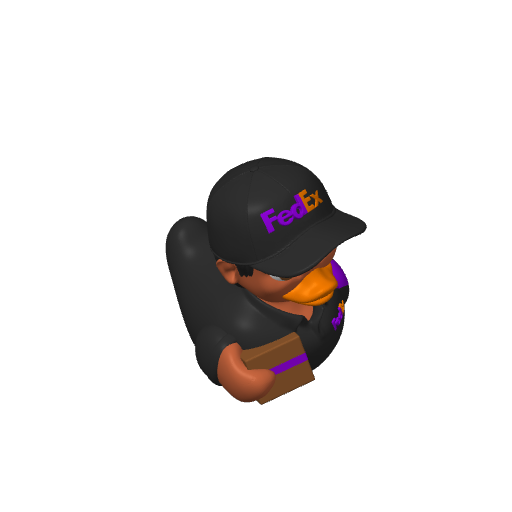 Express Package Guy Dash Duck (3D render, made to order)
