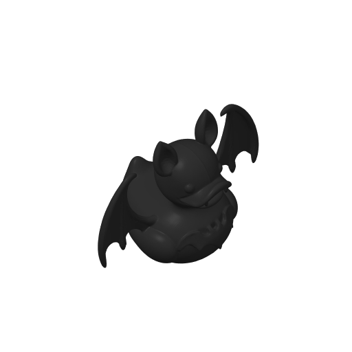 Spooky Night Flyer Dash Duck (3D render, made to order)