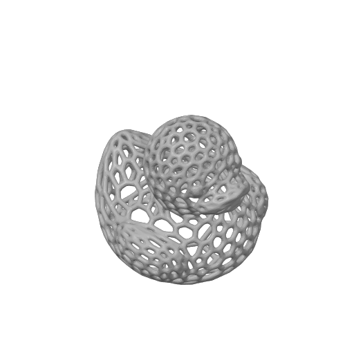 Geometric Cell Pattern Dash Duck (3D render, made to order)