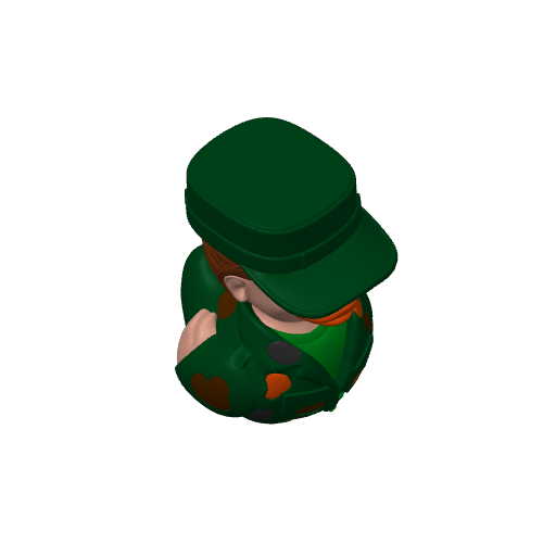 Servicewoman Troop Dash Duck (3D render, made to order)