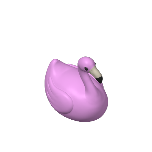 Pink One Legged Wader Dash Duck (3D render, made to order)