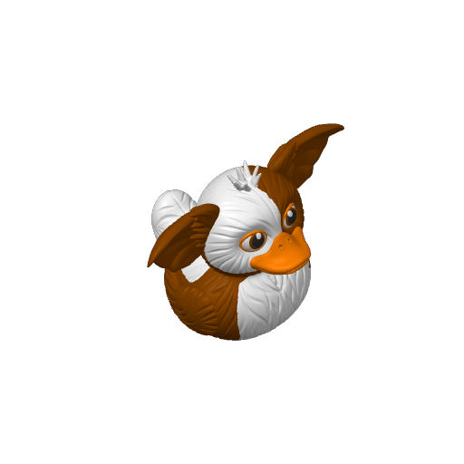 Fuzzy Big Eared Midnight Snack Pet Dash Duck (3D render, made to order)