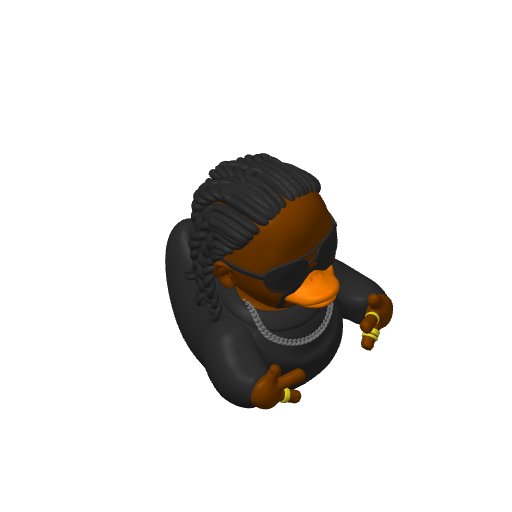 Laid Back Rap Icon Dash Duck (3D render, made to order)