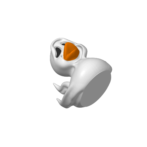 Translucent Haunting Spirit Dash Duck (3D render, made to order)