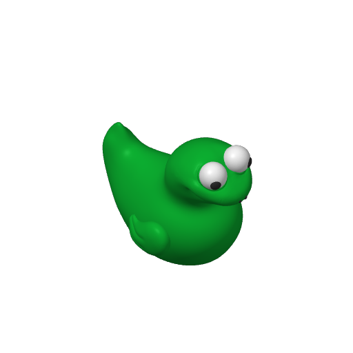 Cartoon Cat Chase Lizard Dash Duck (3D render, made to order)