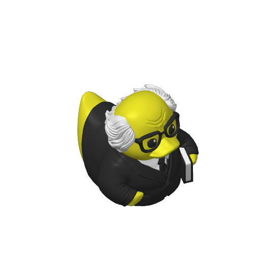 Chalkboard Classroom Instructor Dash Duck (3D render, made to order)