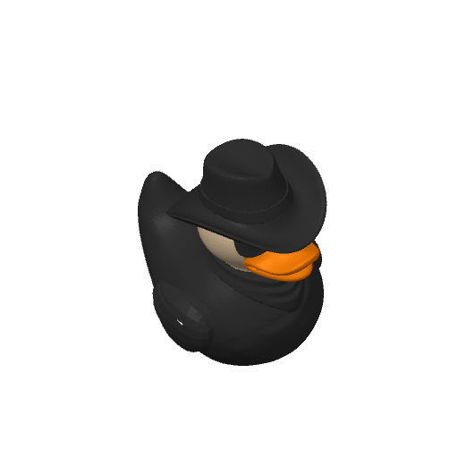 Bandana Wearing Bandit Dash Duck (3D render, made to order)