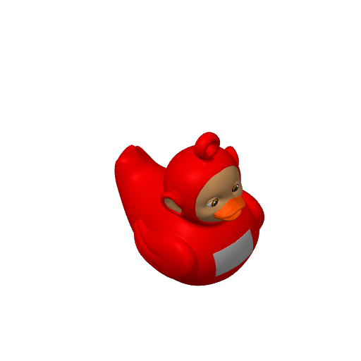 Red Antennaed Playtime Dash Duck (3D render, made to order)