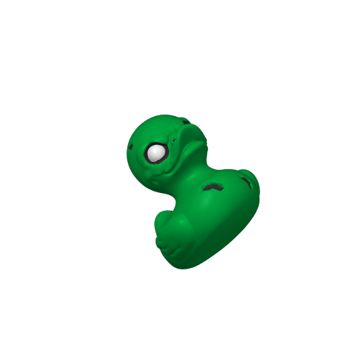 Shambling Undead Walker Dash Duck (3D render, made to order)
