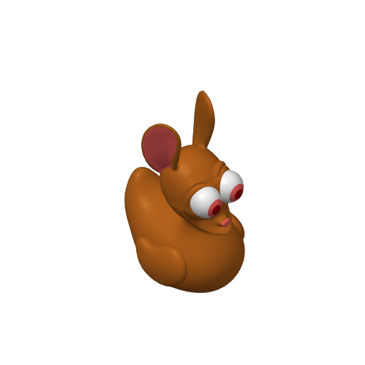 Asthmatic Chihuahua Dash Duck (Version 2) (3D render, made to order)