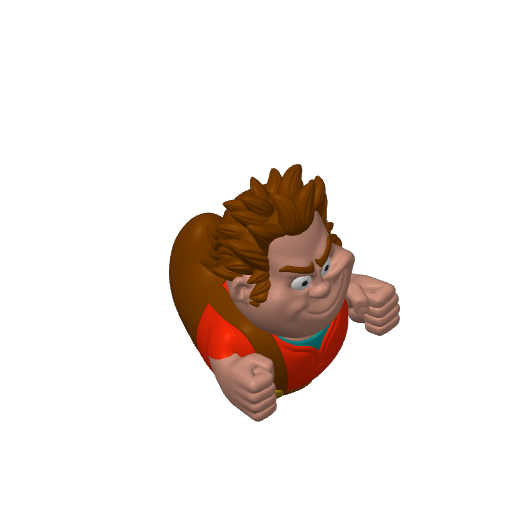 Giant Fisted Arcade Wrecker Dash Duck (3D render, made to order)