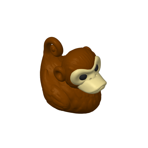 Cheeky Tree Swinger Dash Duck (3D render, made to order)