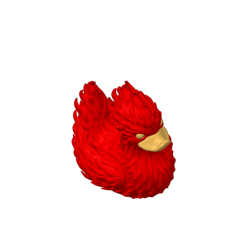 Reborn From Ashes Bird Dash Duck (3D render, made to order)