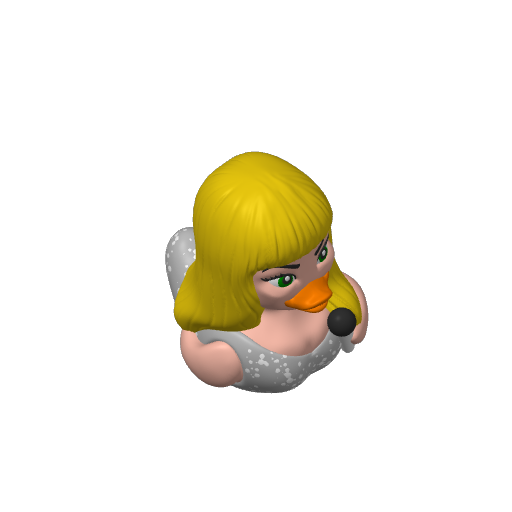 Friendship Bracelet Songwriter Dash Duck (3D render, made to order)