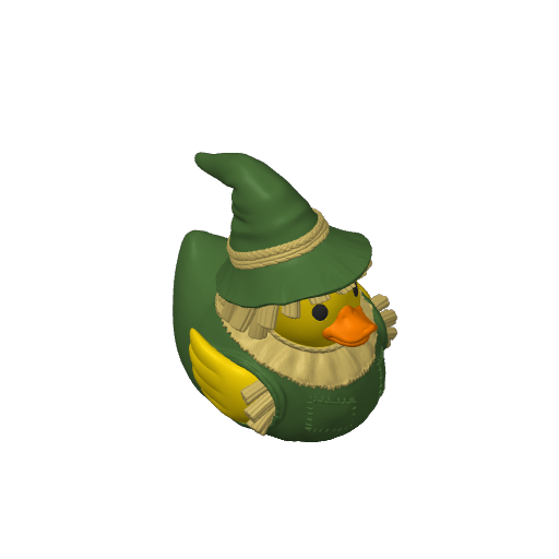 Straw Stuffed Field Guardian Dash Duck (3D render, made to order)
