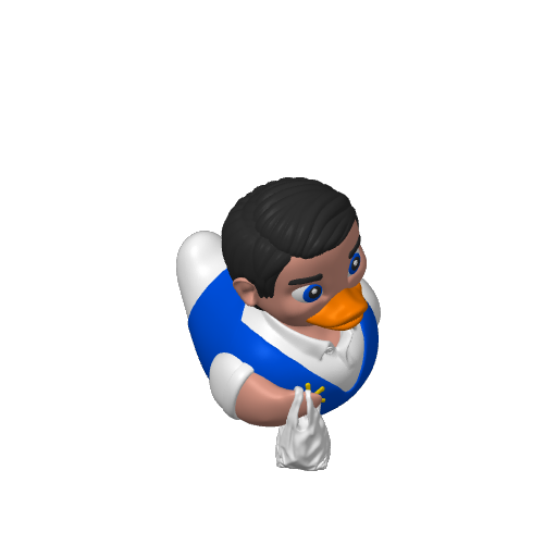Big Box Store Employee Guy Dash Duck (3D render, made to order)