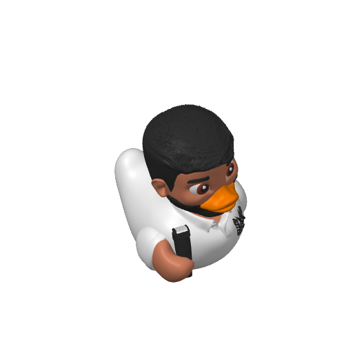 Scissor Snipping Stylist Dash Duck (Version 2) (3D render, made to order)