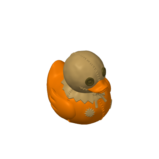 Burlap Sack Masked Candy Inspector Dash Duck (3D render, made to order)