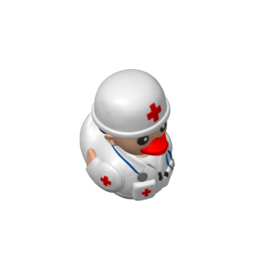 Battlefield Medic Troop Dash Duck (3D render, made to order)