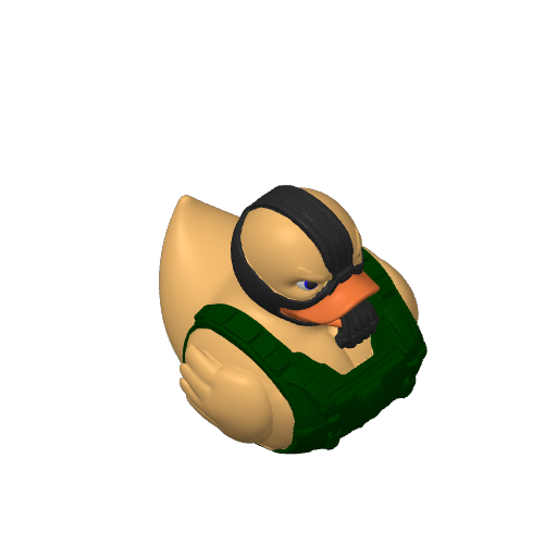 Breathing Mask Brute Dash Duck (3D render, made to order)