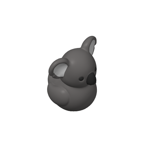 Sleepy Eucalyptus Eater Dash Duck (3D render, made to order)