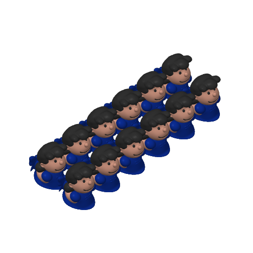 Fussbudget Big Sister Dash Duck (3D render, made to order)