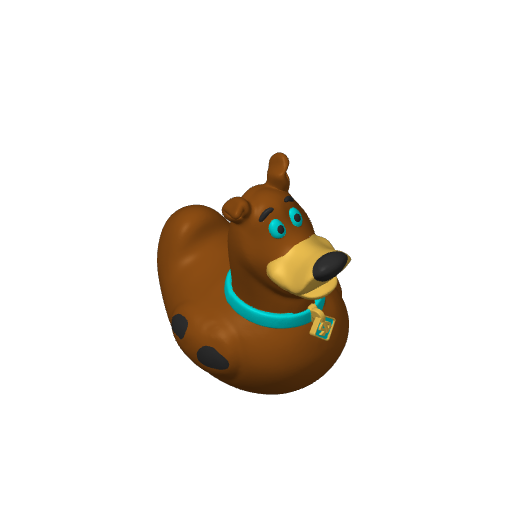 Cowardly Great Dane Dash Duck (3D render, made to order)