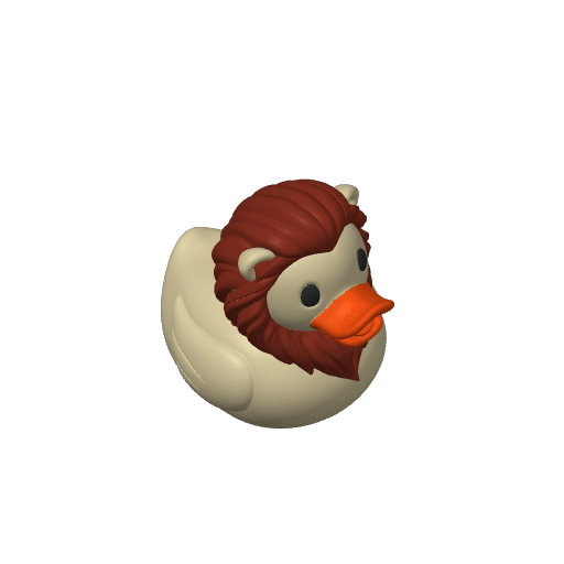 Roaring Pride Leader Dash Duck (3D render, made to order)