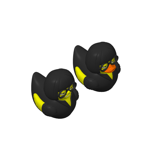 Bob Haired Designer Dash Duck (3D render, made to order)