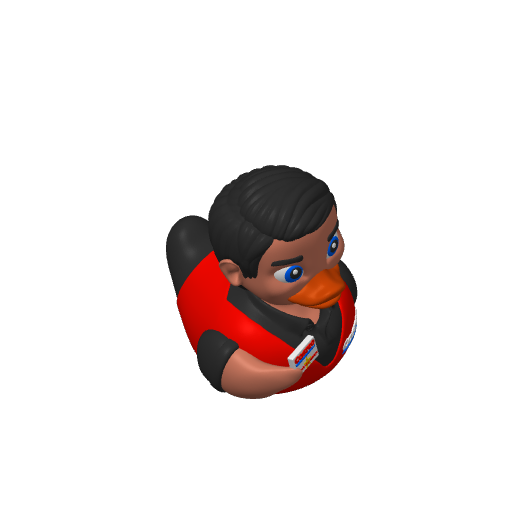 Warehouse Club Employee Guy Dash Duck (3D render, made to order)