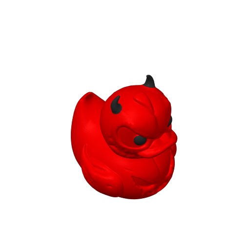 Sinister Undead Spirit Dash Duck (3D render, made to order)