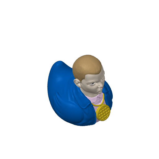Psychic Nosebleed Girl Dash Duck (Version 2) (3D render, made to order)