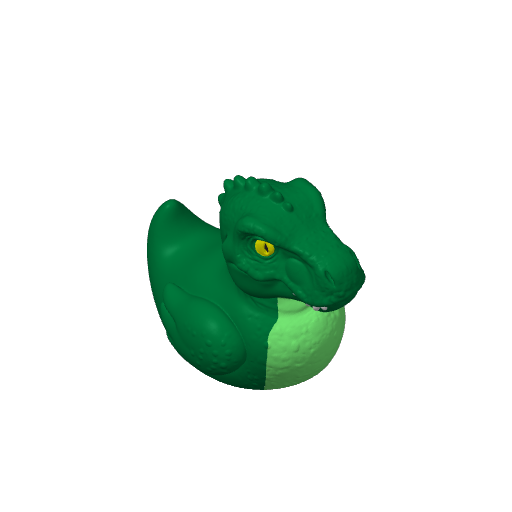 Tiny Armed Apex Predator Dash Duck (3D render, made to order)