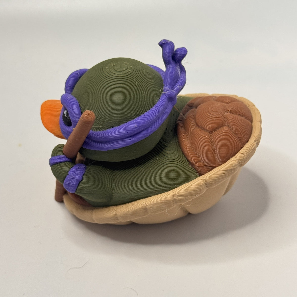 Purple Masked Inventor Turtle Dash Duck - side view