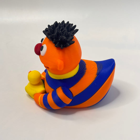 Orange Rubber Duckie Lover Dash Duck
