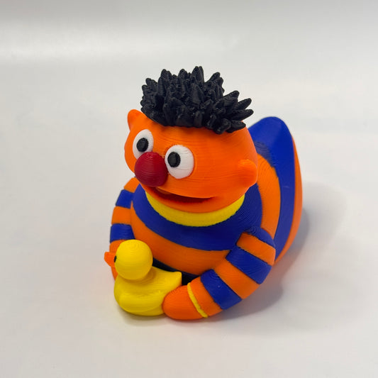 Orange Rubber Duckie Lover Dash Duck