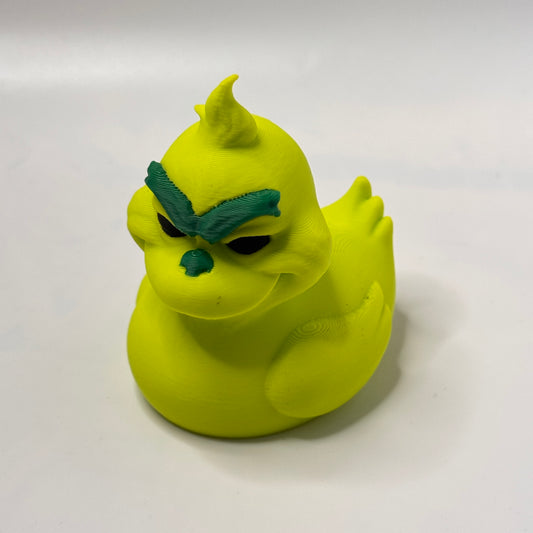 Green Furry Monster Duck